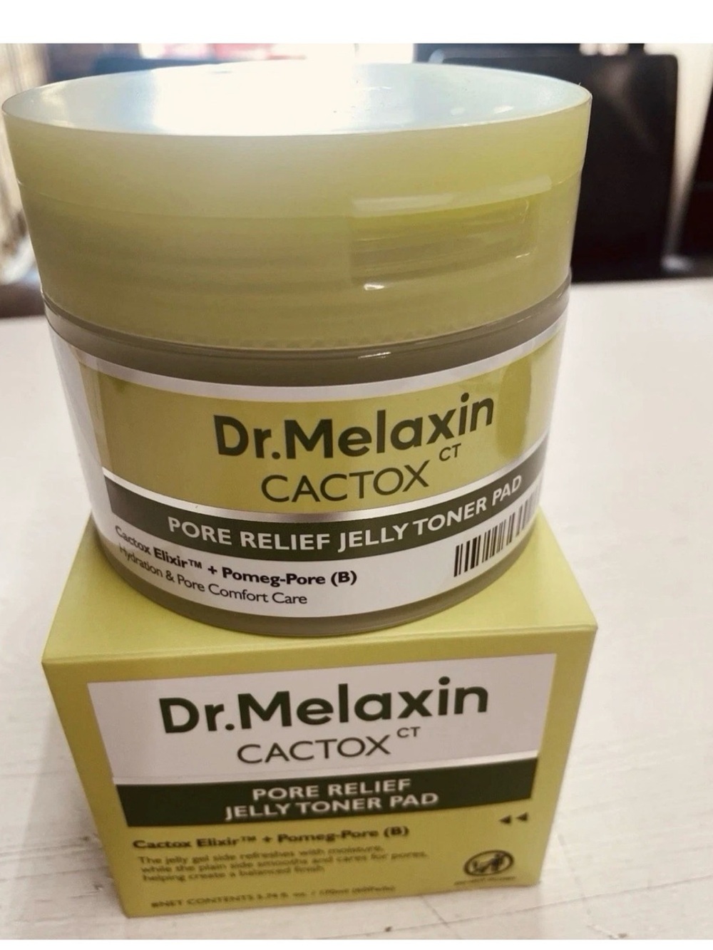 Cactox Pore Relief Jelly Toner Pad - Green